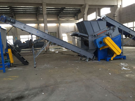 کیفیت  380V 22kw Industrial Single Shaft Shredder Machine کارخانه