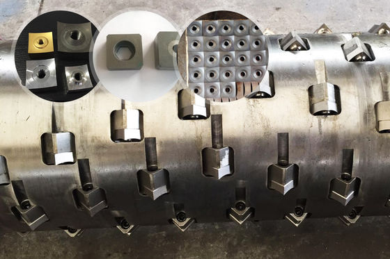 کیفیت  Twin Shaft Plastic Shredder Blades , CE Shredder Machine Blades کارخانه