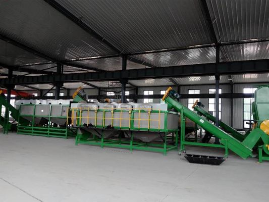 1000 کیلوگرم در ساعت ماشین شستشو و بازیافت خرد کردن فیلم مالچ پلی اتیلن