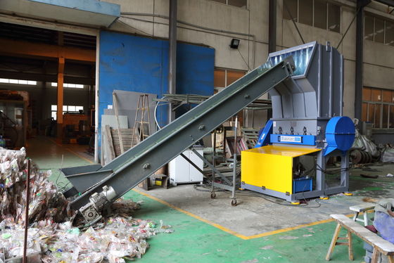 سنگ شکن بطری پلاستیکی 9CrSi Blade ، گرانولاتور خردکن پلاستیکی 0.5t / H