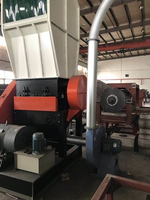 V Blades 550mm چرخش 90kw پلاستیک دستگاه سنگ شکن