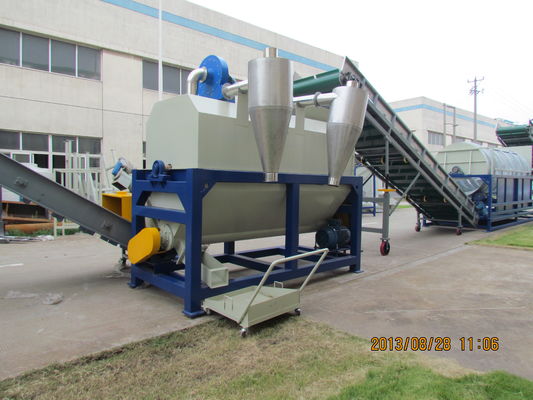 3000kg / Hr Ldpe Mulching فیلم بازیافت پلاستیک ماشین شن و ماسه / چمن