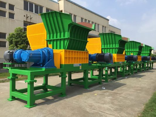 دستگاه خرد کن درام پلاستیکی 74 Blade Two Shaft، CE