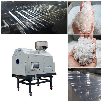 خشک کن مادون قرمز برای دستگاه اکستروژن کاشی سقف موج دار PET Plastic Wave ، رطوبت نهایی 50 پی پی ام ، زمان خشک شدن 20 دقیقه